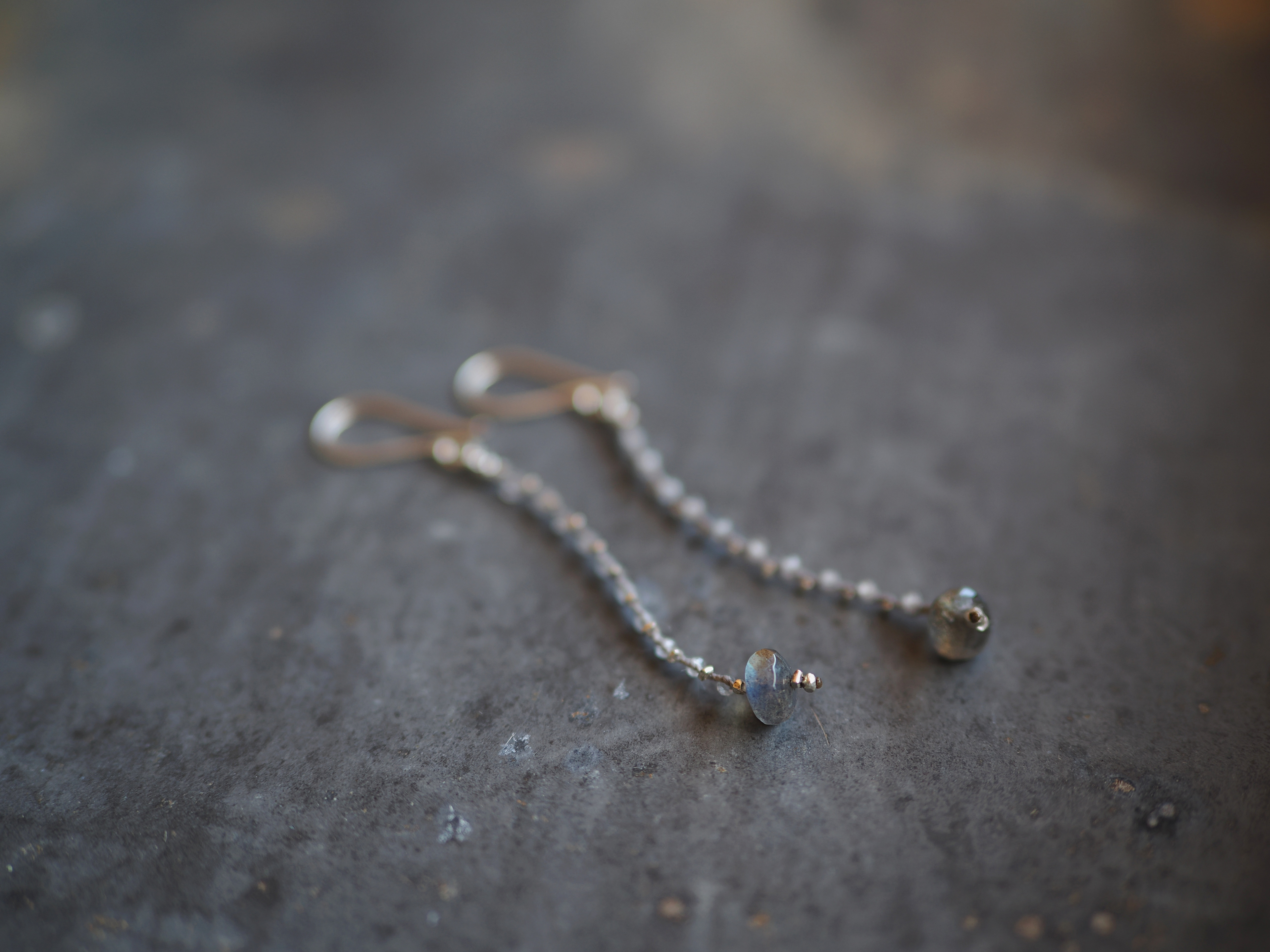 -Labradorite- braid long piepce