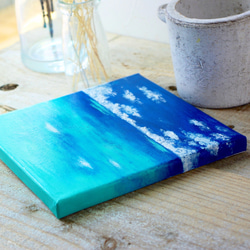 油絵 ミニ絵画2L【かすみ草】 絵画 HR 通販 14418579｜Creema(クリーマ)