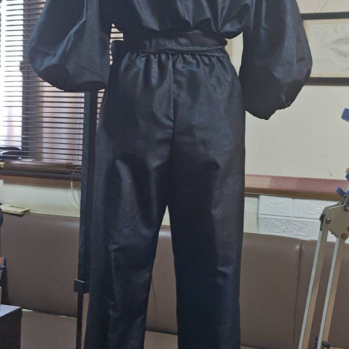 証紙付大島紬 着物リメイク パンツスーツ セットアップ ルーイ