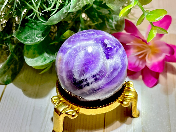 ピクチャーアメジスト　紫水晶　スフィア　ポリッシュ　タンブル ピクチャーアメジスト 紫水晶 スフィア ポリッシュ タンブル