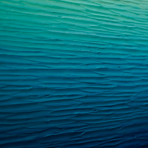 絵画 グラデーション エメラルドグリーン 海 海岸 ビーチ（M-#86