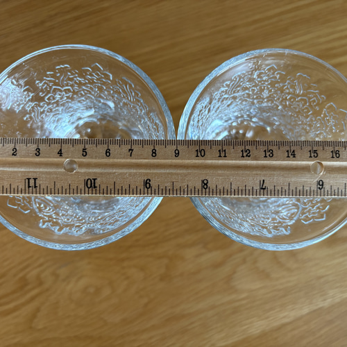 フランスの古いワイングラス アンティーク ブロカント 【ペアグラス