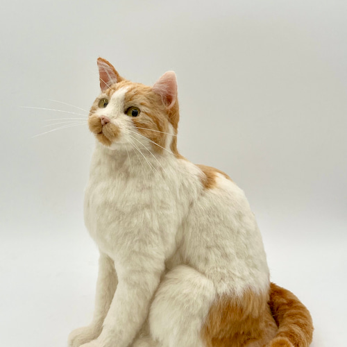 羊毛フェルトで作るうちの猫。オーダーメイド あなたの愛猫をお作りします！ 羊毛フェルト オーダーメイド 猫