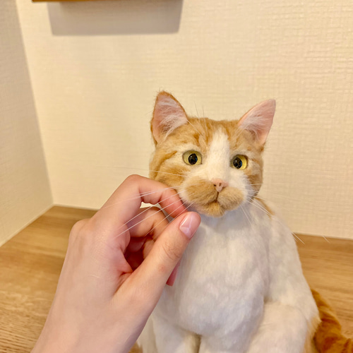 オーダーメイド】羊毛フェルト うちの子オーダー 猫 羊毛フェルト