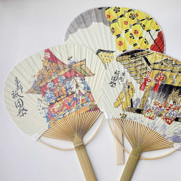 祇園祭うちわ 山鉾 京都 夏 祭り 1枚目の画像