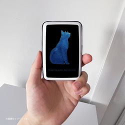 『BLUE CAT』アコーディオン式カードケース／最大12枚収納 4枚目の画像