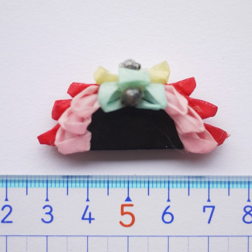 ミニチュア髪飾り かんざし 扇6P 日本髪 和風ドールハウス 伝統玩具