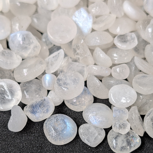 ブルームーンストーン（ペリステライト）浄化さざれチップ 100g 月の