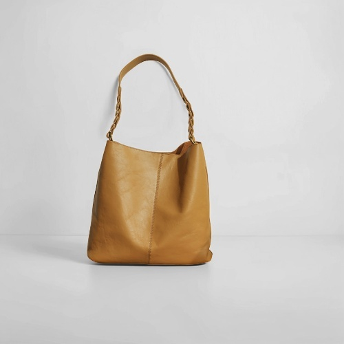 ポーチ袋付き  ２Way本革斜め掛けショルダーバッグカジュアルなバッグ