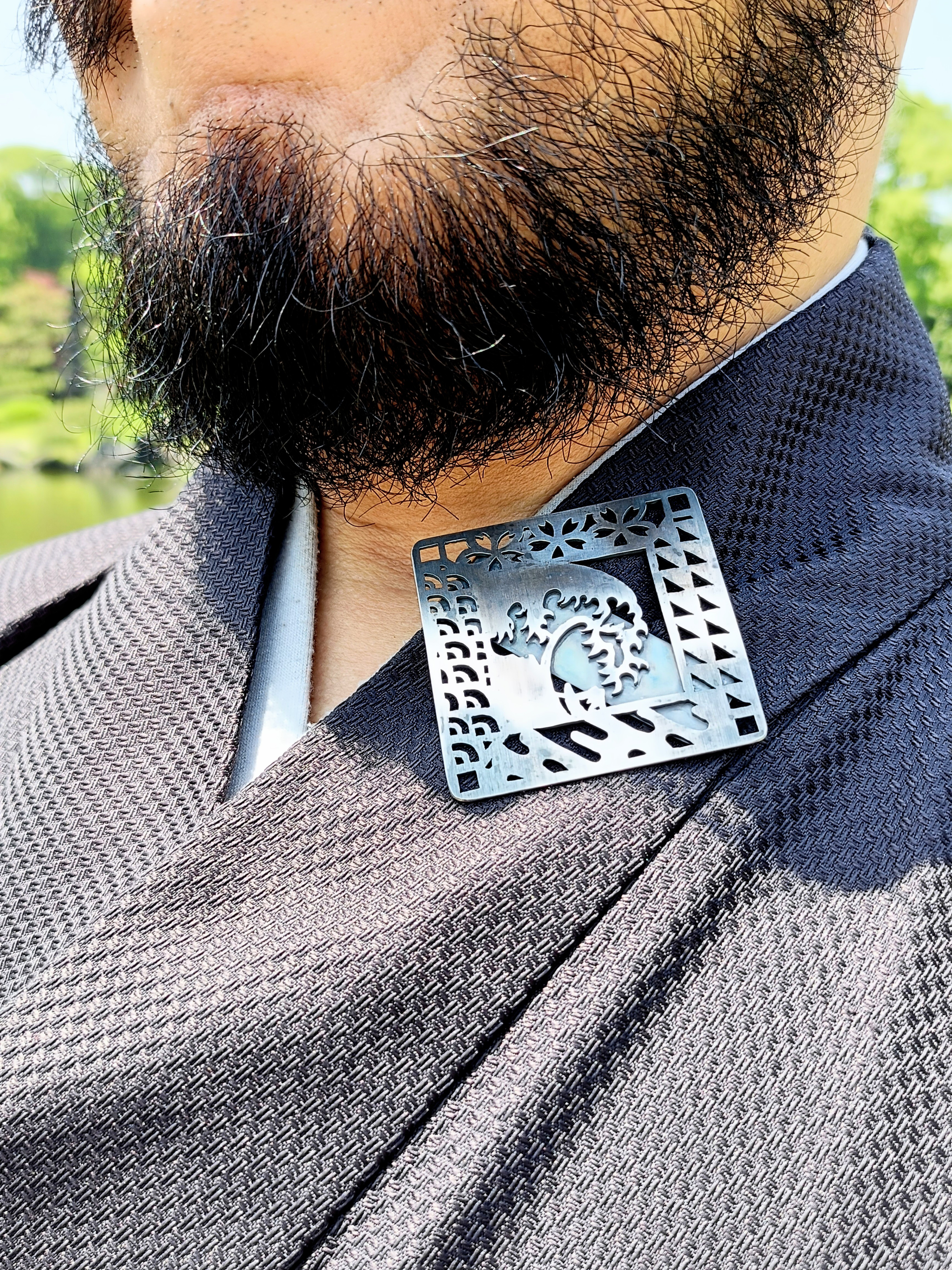 北斎 富嶽三十六景の飾りクリップ