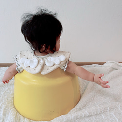 後ろ姿が可愛い♡天使のheart bib 4枚目の画像