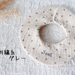 後ろ姿が可愛い♡天使のheart bib 9枚目の画像