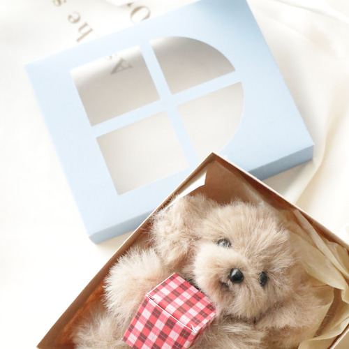 ＊mocha♡dog＊ マルプー☆ぬいぐるみわんこ teddy 犬 ハンドメイド 幸せを願う トイプードル マルプー チワプー 犬 こぐま 茶