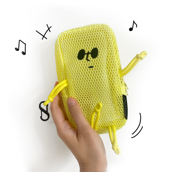 【Mesh Buddy Bag】メッシュポーチ　全５色 3枚目の画像