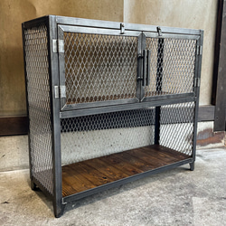 アイアンテレビ台B ［幅120㎝］天板補強　アイアン家具　インダストリアル アイアンテレビ台B ［幅120㎝］天板補強 アイアン家具