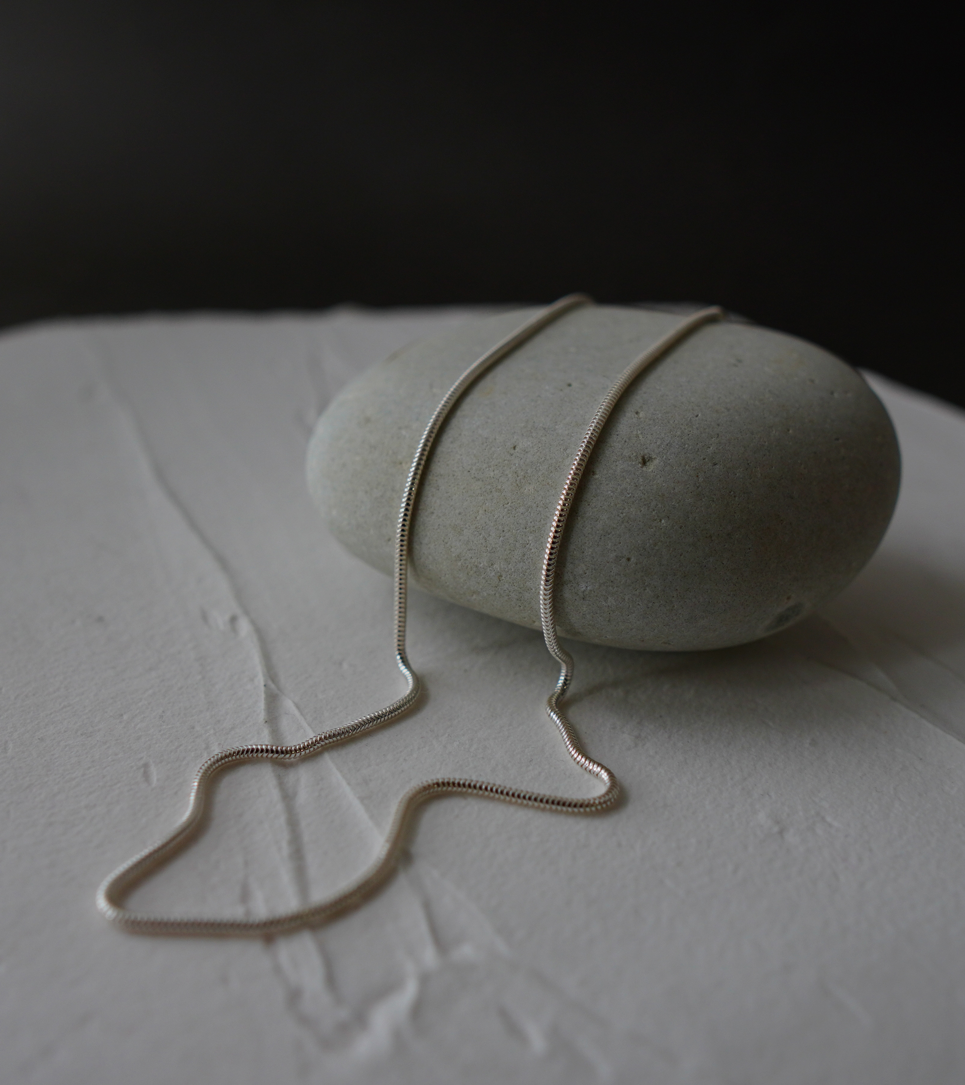 【Silver925】　 snake スネークネックレス 40cm