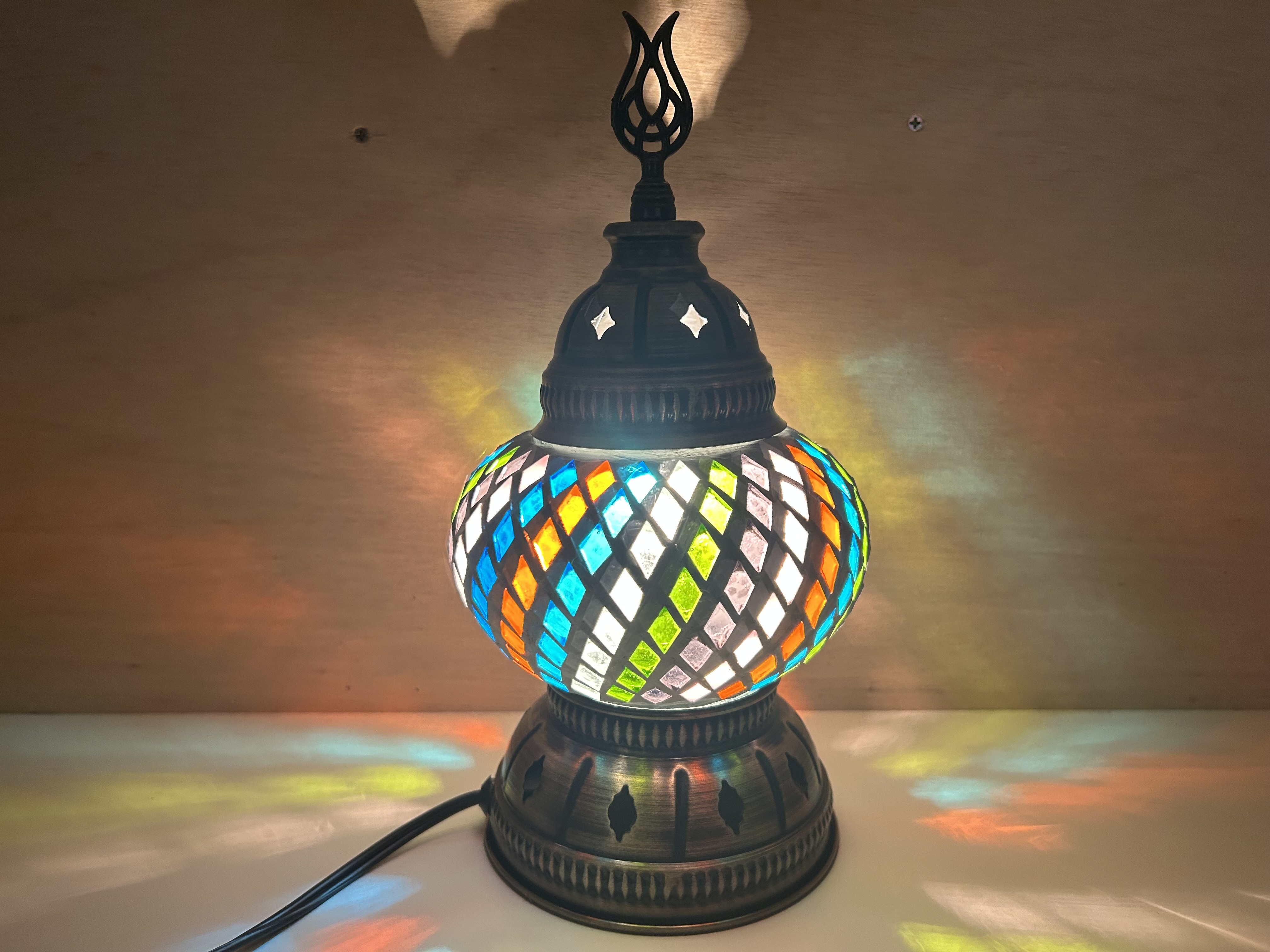 モザイクランプスタンドライト・テーブルランプ
