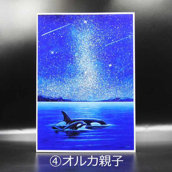 【7個限定】Creema限定 「A4アートプリント星空シリーズ選べる2点セット」/海/天の川/星/七夕2025 5枚目の画像