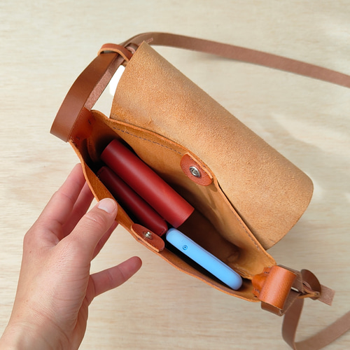 ポストマン 郵便 ショルダー バッグ 本革 新品 送料無料 茶色 ハンドメイド イタリアンレザー】ポストマンのメールバッグ(ショルダーバッグ/ミニ