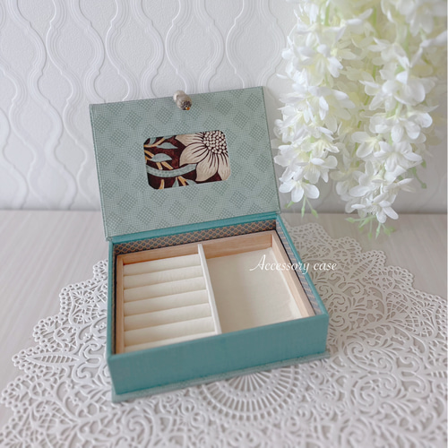 カルトナージュ／アクセサリー収納ボックス／ウィリアムモリス.いちご