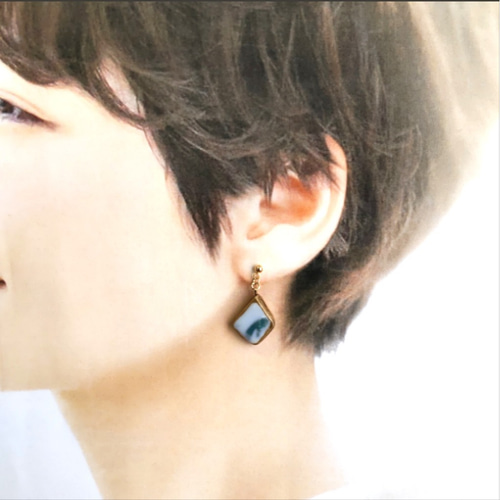シータイル レトロモダン ピアス イヤリング