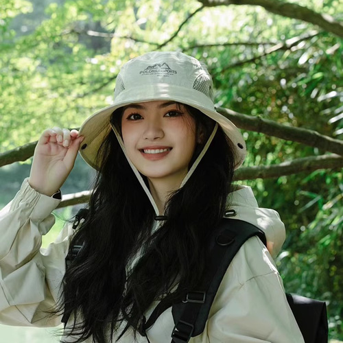 登山帽子女性2025新型ヘッドカバーサンバイザー通気性アウトドア