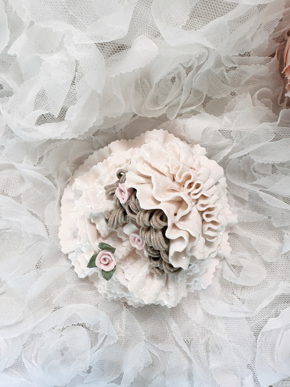 フリルドレスのお人形(オーダー作品) 7枚目の画像