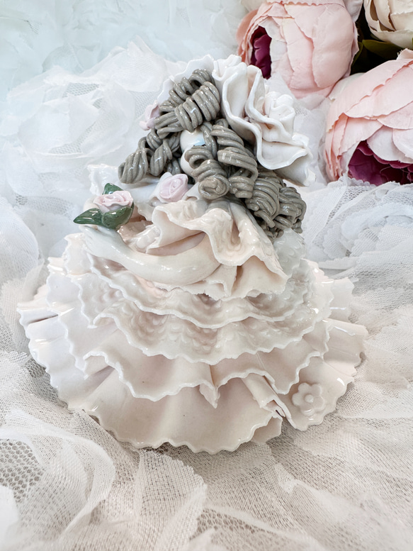 フリルドレスのお人形(オーダー作品) 6枚目の画像