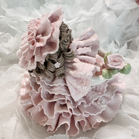 フリルドレスのお人形(オーダー作品) 4枚目の画像