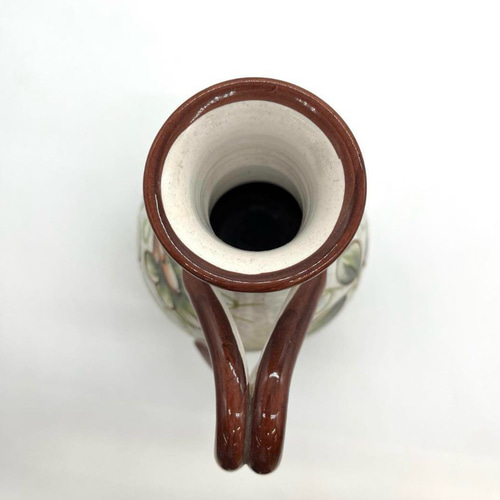 花瓶 置物 アンティーク 北欧ヴィンテージ 花瓶クイストゴーレリーフ デンマーク製