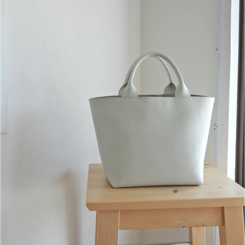 レザーミニトート ホワイト トートバッグ St.Agata 通販 19445865