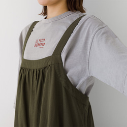 【30％OFF】体系カバー コットン100％ ワイド サロペットパンツ 17枚目の画像