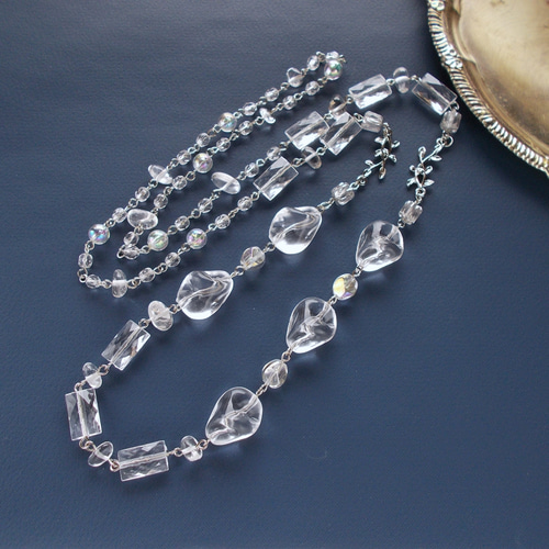 本物 DIOR アイスクリーム型ロングネックレス N3114WOMFWD301_E01?$