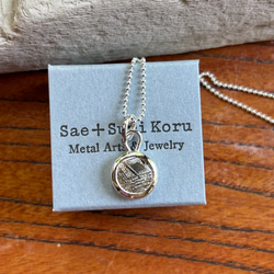 ムオニオナルスタ隕石（メテオライト）シルバーペンダント◇Silver Pendant with chain 5枚目の画像