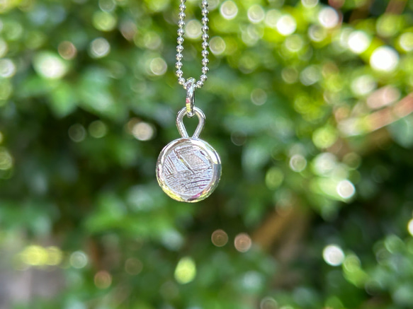 ムオニオナルスタ隕石（メテオライト）シルバーペンダント◇Silver Pendant with chain 11枚目の画像