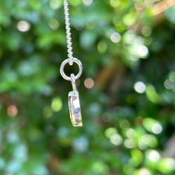 ムオニオナルスタ隕石（メテオライト）シルバーペンダント◇Silver Pendant with chain 9枚目の画像