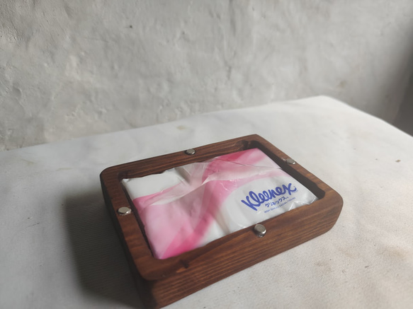 ポケットティッシュ収納小箱 2枚目の画像