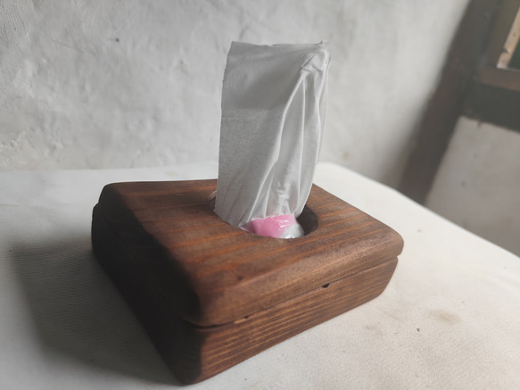 ポケットティッシュ収納小箱 1枚目の画像