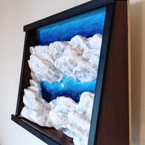 立体絵画の「雪国」（3D painting） 立体絵画の「雪国」（3D painting）