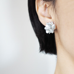 革花　Letherbouquetピアス/イヤリング 11枚目の画像
