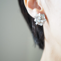 革花　Letherbouquetピアス/イヤリング 10枚目の画像