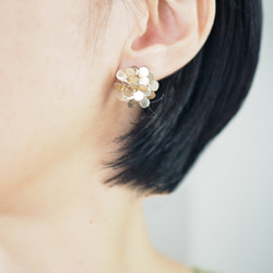 革花　Letherbouquetピアス/イヤリング 8枚目の画像