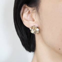 革花　Letherbouquetピアス/イヤリング 9枚目の画像