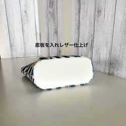 creema限定、ミナペルホネン 、富士山、 マルシェトートバッグ１点もの 4枚目の画像