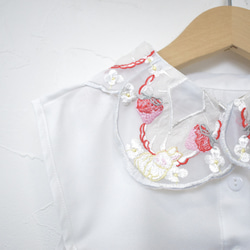 送料無料）うさぎといちごのメルヘンつけ襟【No.1133】 その他