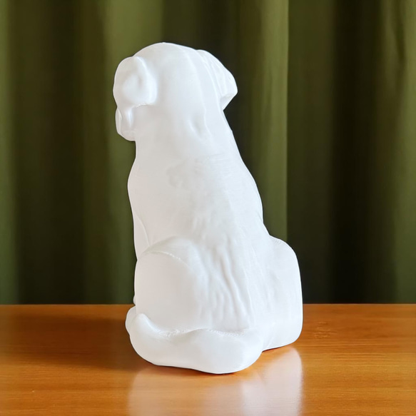 ゴールデンレトリバー タイプA　光るインテリアオブジェ 明滅LEDキャンドルライト 電池式　軽量樹脂製 11枚目の画像
