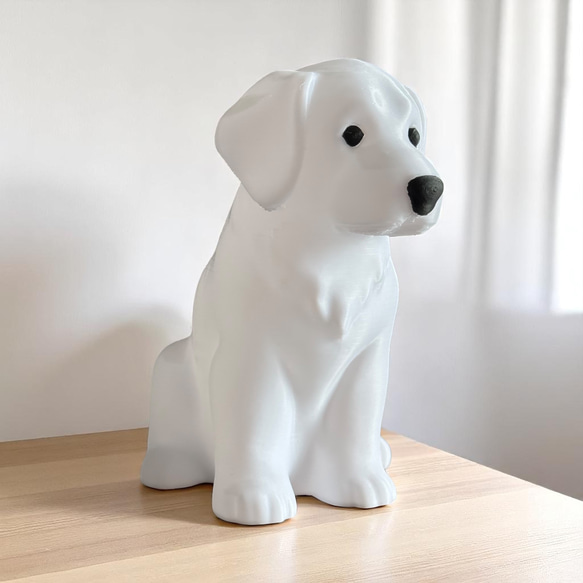 ゴールデンレトリバー タイプA　光るインテリアオブジェ 明滅LEDキャンドルライト 電池式　軽量樹脂製 7枚目の画像