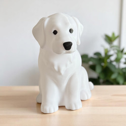 ゴールデンレトリバー タイプA　光るインテリアオブジェ 明滅LEDキャンドルライト 電池式　軽量樹脂製 6枚目の画像