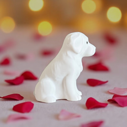 ゴールデンレトリバー タイプA　光るインテリアオブジェ 明滅LEDキャンドルライト 電池式　軽量樹脂製 8枚目の画像