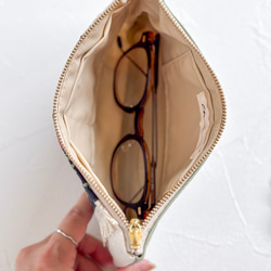 大人のためのインド刺繍ポーチ3点セット｜プチギフトや自分へのご褒美に｜ヴィンテージチャーム付き 6枚目の画像